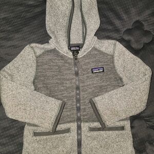 Patagonia Kids Charcoal Full-Zip Hoodie